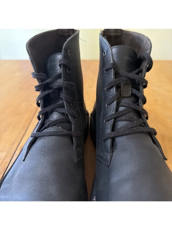Clarks Originals Desert Mali Black Leather Lace Up Ankle Boots Men\'s Size 11M main image 6